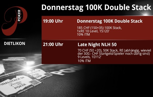 150er Doublestack am Donnerstag im PP