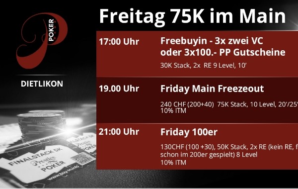 Friday Freezeeout mit 75K