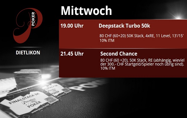 Mittwoch im Prestige Poker