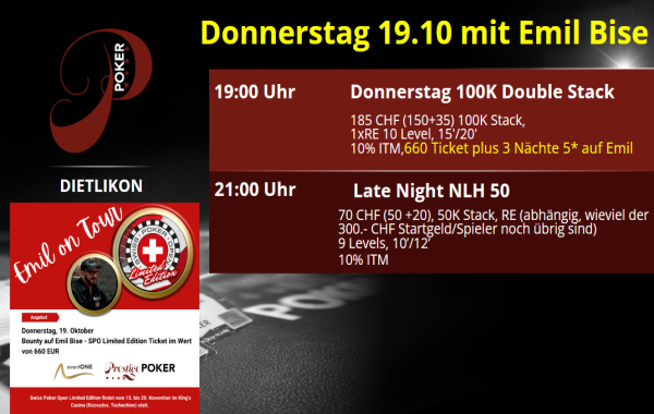 Donnerstag 100K mit Emil Bise