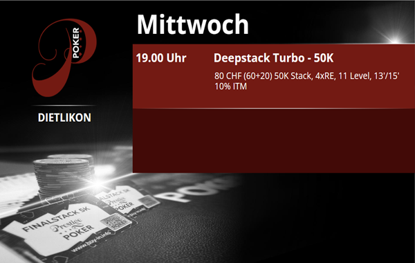 Mittwoch im Prestige Poker