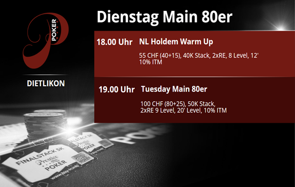 Tuesday Main 80er - 20 min Level