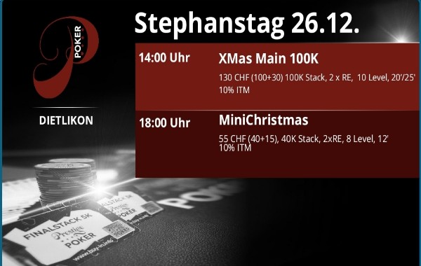 Stephanstag 26.12 - 14:00 Start