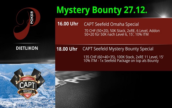 Mystery Bounty Seefeld Special am 27.12. - 18:00