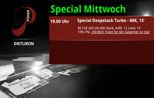 Special Mittwoch - Ticket 290 on top