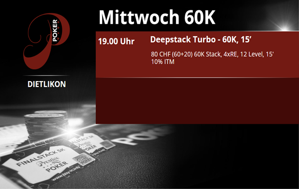 Mittwoch im Prestige Poker