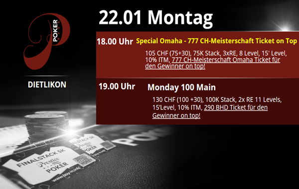 Special Omaha - 777er CH-Meisterschaft Ticket on Top