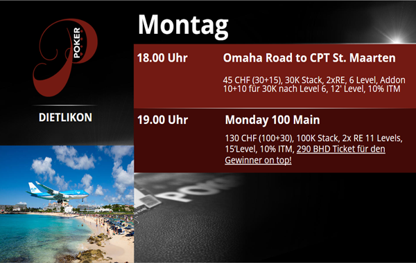 Monday Main 100K/Ticket 290 on top