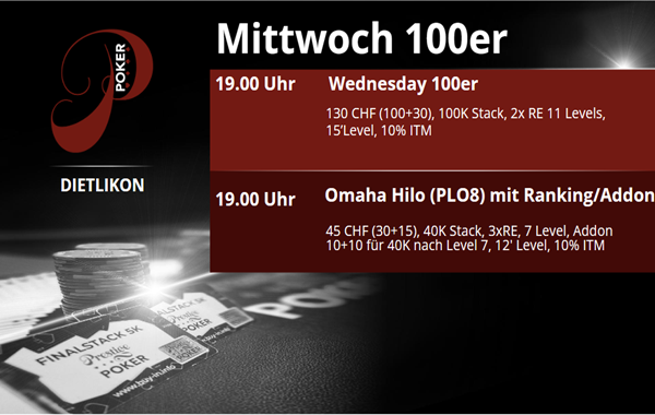 Wednesday 100er und PLO8