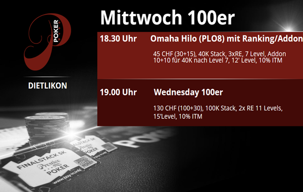 Mittwoch 100er und PLO8