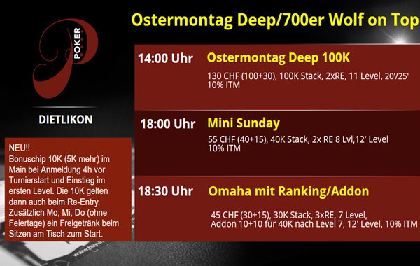 Ostermontag Deep um 14:00