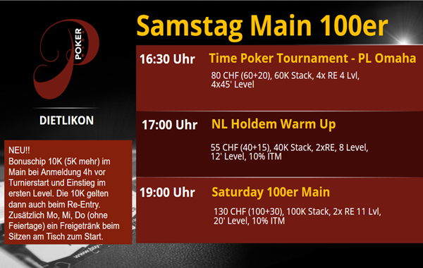 PP am Samstag