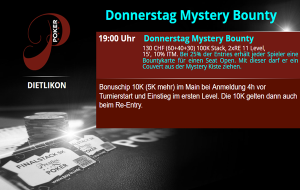 Donnerstag Mystery Bounty