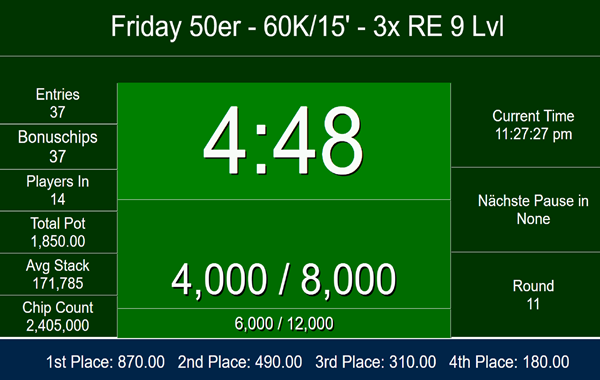 Friday 50er 60K/15'