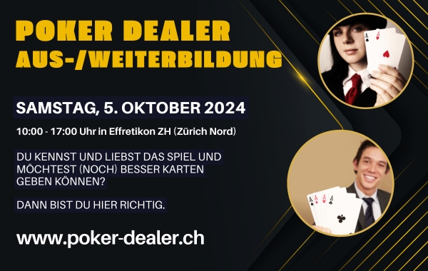 Dealer Intensivkurs der PokerAcademy am 05. Oktober
