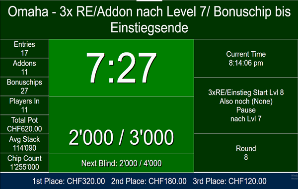 Omaha mit Ranking/Addon